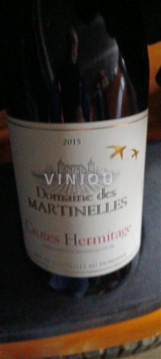 Thung lũng Rhône Crozes-hermitage Domaine S Martinelles 2015