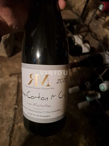 Bourgogne Aloxe-Corton Premier Cru Domaine Romain Moniot-Nié Les Motottes 2020