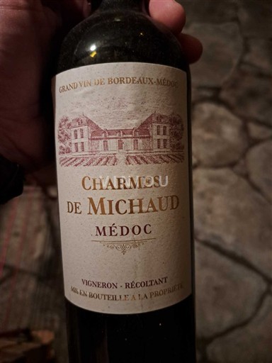 Bordeaux Médoc Charmes de Michaud 2019