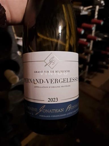 Burgundy Pernand-Vergelesses Jonathan Bonvalot 2023