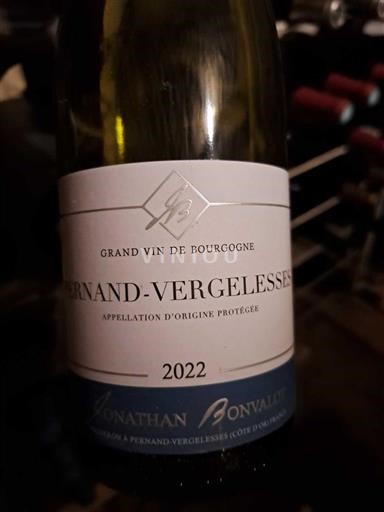 Burgundy Pernand-Vergelesses Jonathan Bonvalot 2022