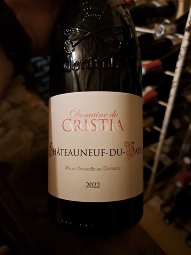 Rona dolina Châteauneuf-du-Pape Cristia 2022