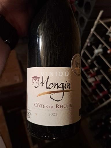 Rhônevallei Côtes-du-rhône Domaine Mongin 2022