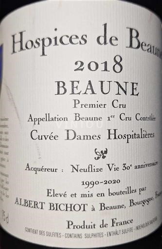 Borgonha Beaune Premier Cru Hospices de Beaune Dames Hospitalières 2018