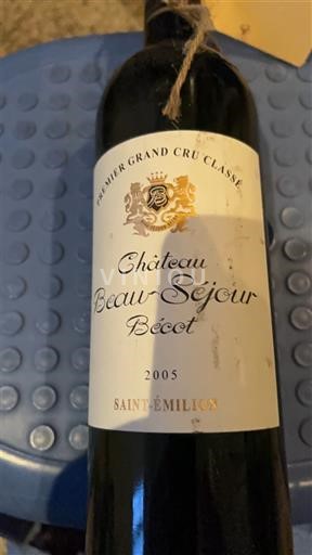 Burdeos Saint-Émilion Grand Cru Château Beau-Séjour Bécot 2005