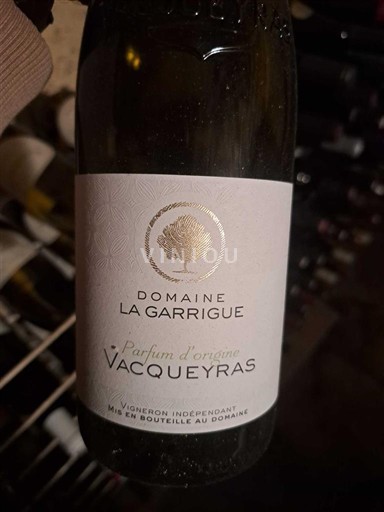 Valle del Rodano Vacqueyras Domaine La Garrigue Parfum d'origine 2022