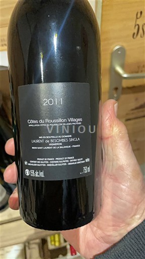 Roussillon Côtes du Roussillon Villages Laurent de Besombes Singla 2011