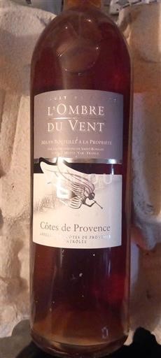 Provence Côtes de Provence L'Ombre du Vent Niet-geïntegreerd