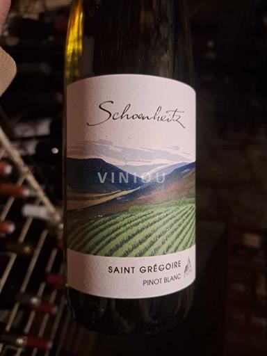 Alsace Pinot blanc Domaine Schoenheitz Saint Grégoire 2023