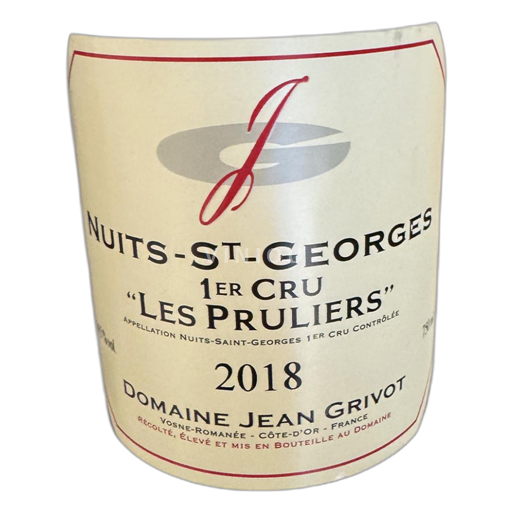 Borgogna Nuits-Saint-Georges Domaine Jean Grivot 1er cru Les Pruliers 2018