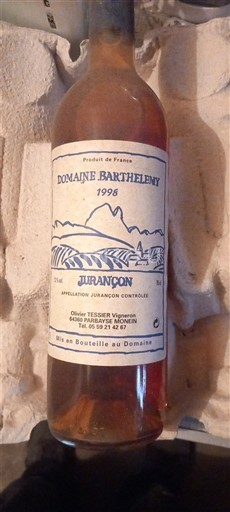 Tây Nam Jurançon Domaine Barthélemy 1998