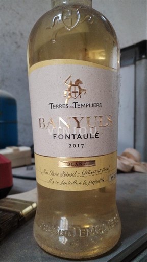 Roussillon Banyuls Terres des Templiers Fontaulé 2017