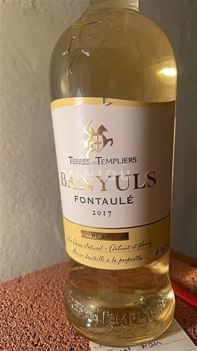 Руссільон Баньюльс Terres des Templiers Fontaulé 2017