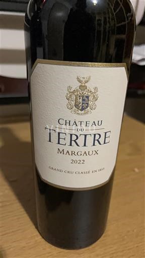 Bordeaux Margaux Grand Cru Château Tertre 2022