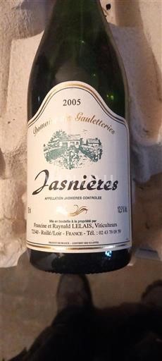Thung lũng sông Loire Jasnières Domaine La Gaudetterie 2005