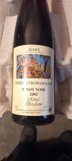 Alsace Louis Freyburger & Fils Rouge Bergheim 2002