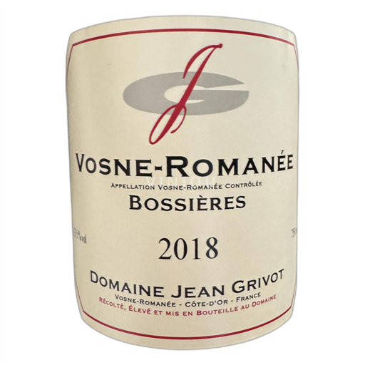 Borgogna Vosne-Romanée Domaine Jean Grivot Bossières 2018