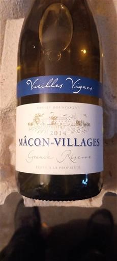 Bourgogne Mâcon og mâcon-landsbyer Grande Réserve Vieilles Vignes 2014