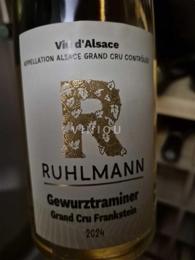Alsace Gewurztraminer Grand Cru Ruhlmann Grand Cru Frankenstein 2024