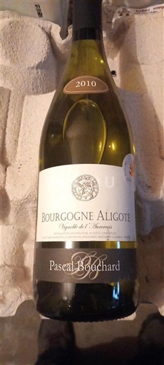 Bourgogne Bourgogne-aligoté Pascal Bouchard Vignoble de l'Auxerrois 2010