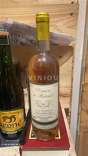 Bordeaux Sauternes Domaine Bastibel 2011