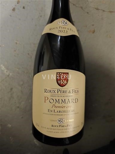 Burgundija Pommard Premier Cru Roux Père & Fils En Largillière 2022