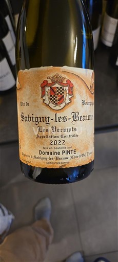Bourgogne Savigny-lès-Beaune Domaine PINTE Les Bernots 2022