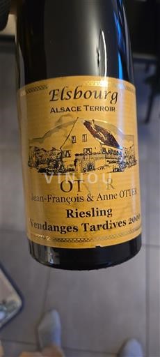 Alsacia No especificado Vendanges Tardives Elsbourg 2000