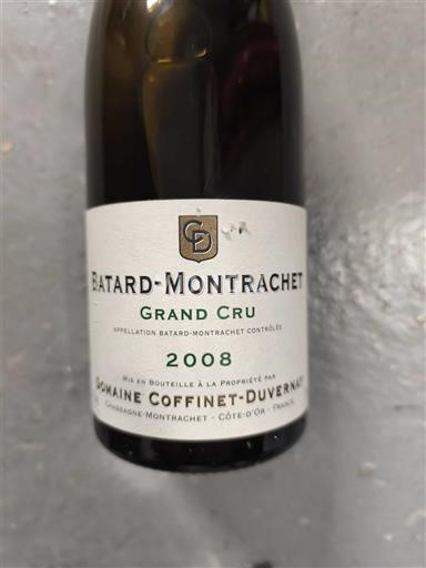 Bourgogne Bâtard Montrachet Grand Cru Domaine Coffinet-Duvernay 2008
