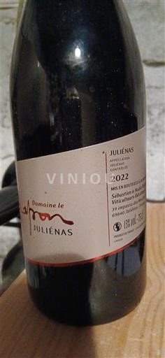 Beaujolais Juliénas Domaine Le Vœu 2022