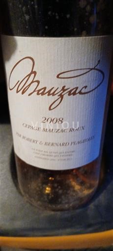 Tây Nam Gaillac Robert & Bernard Plageoles Mauzac 2008