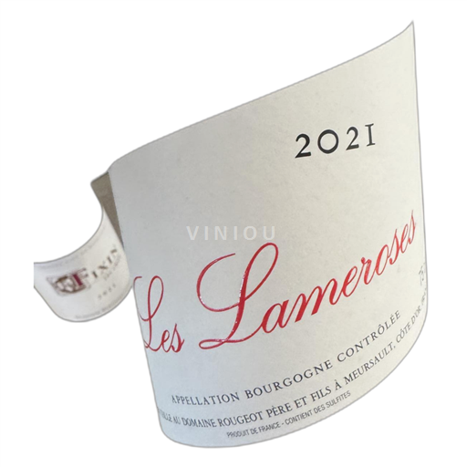 Burgundi Bourgogne Domaine Rougeot Les Lameroses 2021
