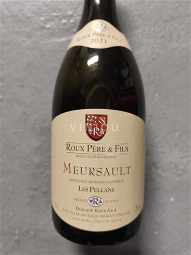 Borgogna Meursault Roux Père & Fils Les Pellans 2021