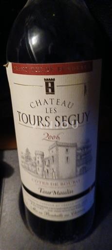 Bordeaux Côtes-de-Bourg Château Les Tours Séguy Tour Moulin 2006