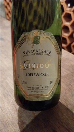 Alsácia René Klein Edelzwicker Não Sazonado