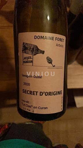 Jura Arbois Domaine Foret Secret d'Origine 2020