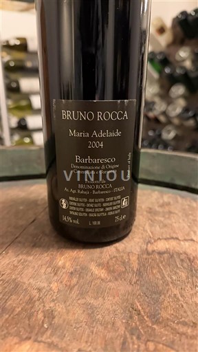 Piamonte Barbaresco Bruno Rocca Maria Adelaide 2004