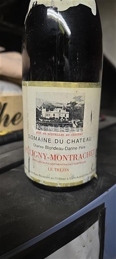 Vine Blanc sec Le Trézin Domaine Château 2001 Frankrig Bourgogne Puligny-Montrachet AOC