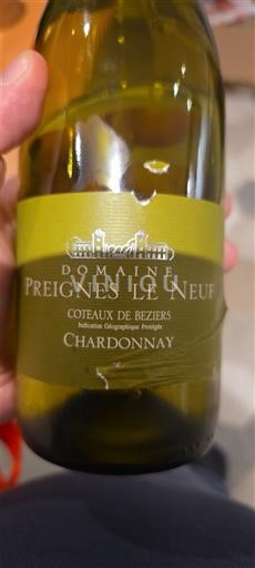 Linguadoca e Rossiglione Coteaux di Béziers Domaine Preignes Le Neuf 2024