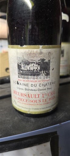 Bourgogne Meursault Premier Cru Domaine Château La Pièce-Sous-Le-Bois 1999