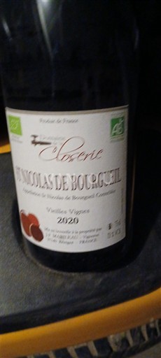 Loire Valley Saint-Nicolas-De-Bourgueil Domaine La Cabernie Vieilles Vignes 2020