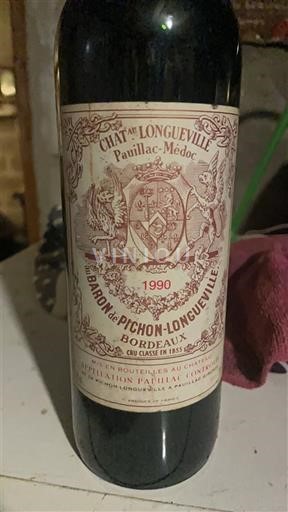 Bordeaux Pauillac Grand Cru Château Pichon-Longueville Baron 1990