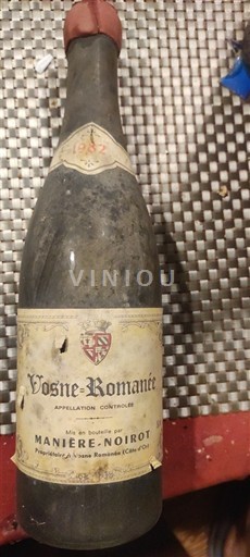 Bourgogne Vosne-Romanée Manière-Noirot 1982