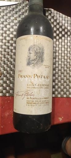 Bordeaux Saint-Estèphe Château Phélan Ségur Frank Phélan 1987