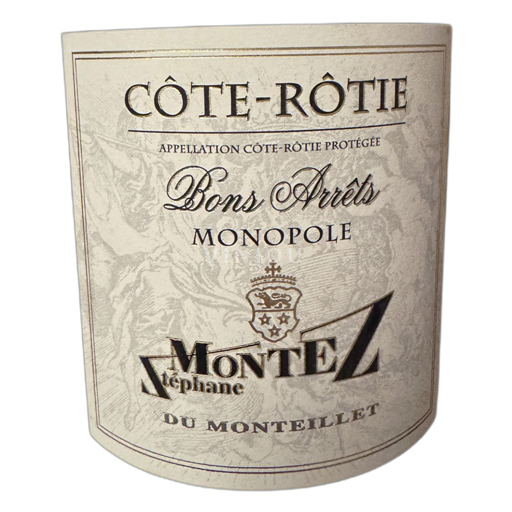 Vallée du Rhône Côte-rôtie Domaine Stéphane Montez Bons arrêts 2022