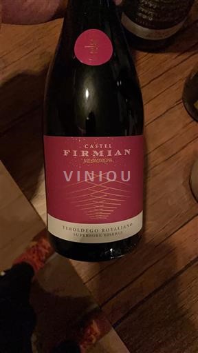 Trentino-Alto Adige Teroldego Rotaliano Mezzacorona Superiore Riserva Không niên vụ