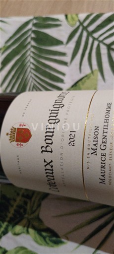 Burgund Maison Maurice Gentilhomme 2021