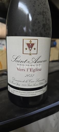 Beaujolais Saint-Amour Domaine La Cave Lamartine Vers l'Eglise 2022