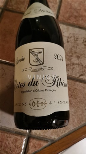 Vale do Ródano Côtes-do-Ródano Vignerons de l'Enclave Pièdelle 2024