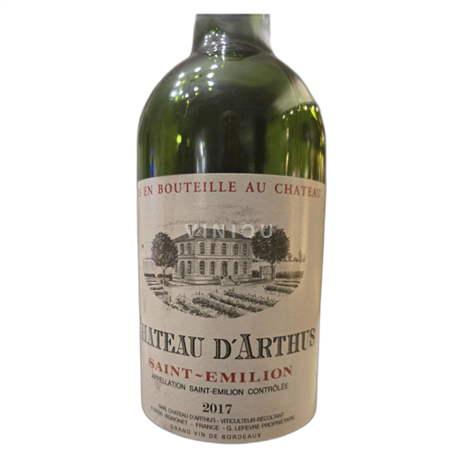 Bordeaux Saint-Émilion Château d'Arthus 2017
